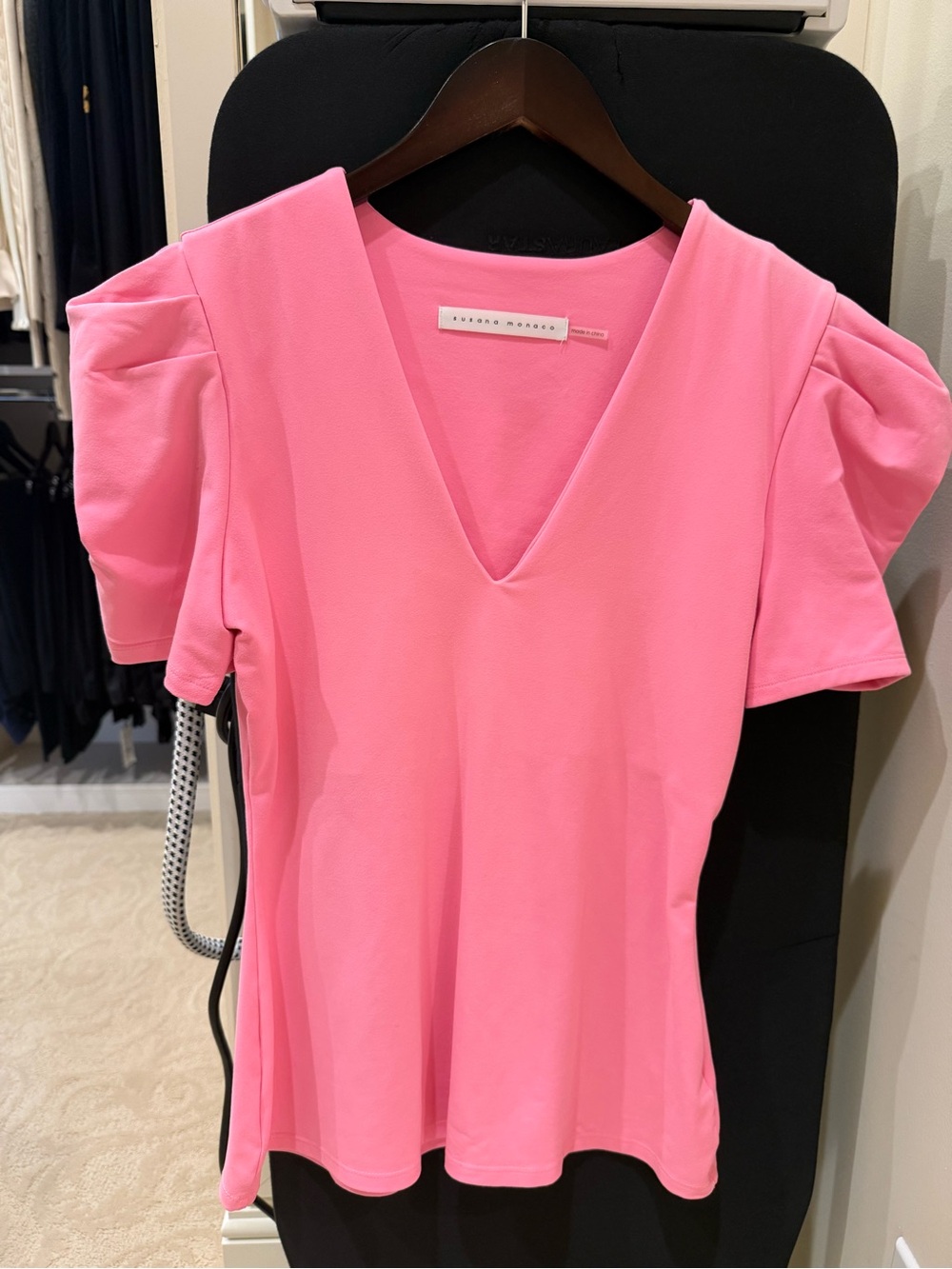 Susanna Monaco puff sleeve top